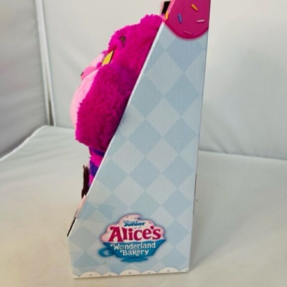 Disney Junior Alice’s Wonderland Bakery Chat & Glow Cheshire Cat Soft Plush 12in - Picture 2 of 6